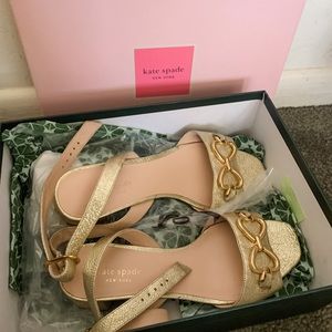 Kate spade lagoon heart sandals
